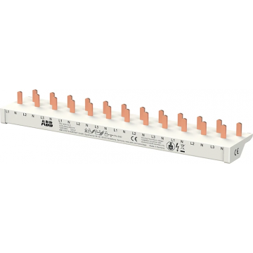 ABB kamrail voor DS301C 3-polig+nul voor 12 modules (PSc 3/24/10 N)