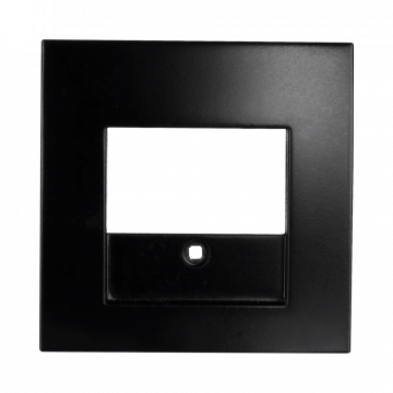 ION industries centraalplaat oplader USB A + USB C TAE - E1 mat zwart (20.302.516)
