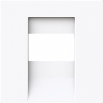 ABB Busch-Jaeger centraalplaat voor TAE/usb/hdmi - Art Linear studiowit (1766-44G)
