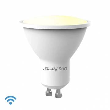 Shelly LED lamp GU10 duo wit 5W Wi-Fi (S-BuGDW)