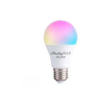 Shelly LED lamp bol E27 9W 800lm RGBW (S-BuEDRGBW)