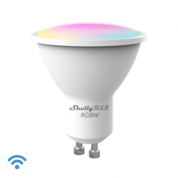 Shelly LED lamp GU10 duo RGWB 5W Wi-Fi (S-BuGDRGBW)