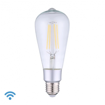 Shelly LED lamp E27 vintage filamentlamp warmwit 7W Wi-Fi (S-BuEVST64)