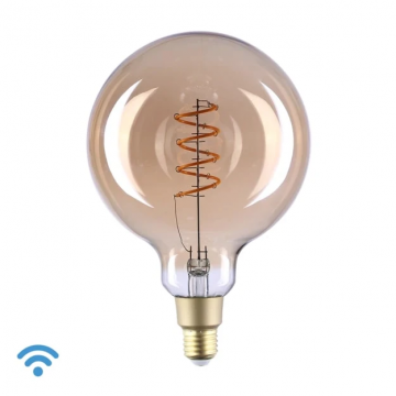Shelly LED lamp E27 vintage filamentlamp warmwit 4W Wi-Fi (S-BuEVG125)