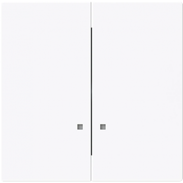 ABB Busch-Jaeger Bedieningswip als afdekking voor seriecontroleschakelaar 2-voudig - Art Linear studiowit (1785 K-44G)