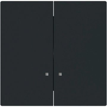 ABB Busch-Jaeger Bedieningswip als afdekking voor seriecontroleschakelaar 2-voudig - Art Linear zwart mat (2CKA001751A3308)