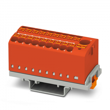 Phoenix Contact rijgklem met push-in aansluiting 19-draads 2.5mm2 - rood (PTFIX 6/18X2,5-NS35 RD)
