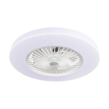 Eurom plafond ventilator met lamp 43W 3 standen diameter 30CM met afstandsbediening - wit (385281)