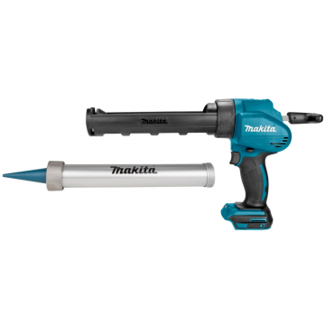 Makita accu lijm- en kitspuit met spuitmond en patroonhouder voor kitkokers en worsten 18V basic body in koffer (DCG180ZXK)