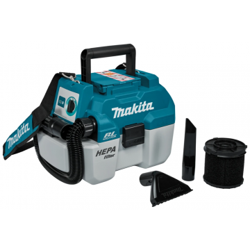 Makita accu HEPA alleszuiger met vloeistoffilter 18V basic body (DVC750LZX3)