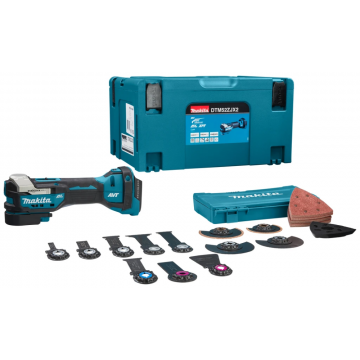 Makita accu multitool Starlock met accessoires 18V basic body in Mbox (DTM52ZJX2)