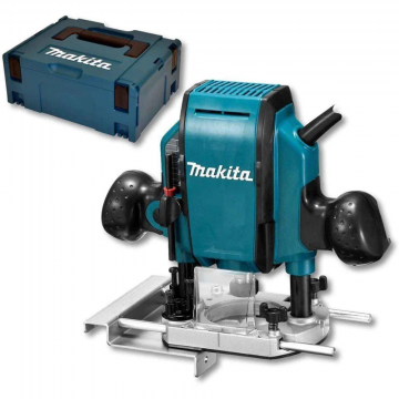 Makita bovenfrees 900W 230V in Mbox (RP0900J)