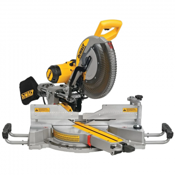 DeWALT telescopische afkortzaag met XPS 305mm 1675W 230V dubbel verstek en kantelbaar (DWS780-QS)