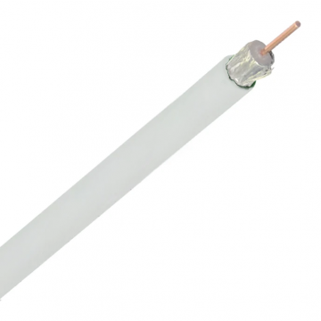 Bedea Telass100 coax kabel PVC wit per meter (10300100)