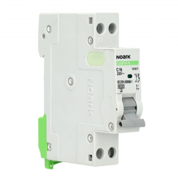 NOARK Electric installatieautomaat 1-polig+nul 16A C-kar (Ex9PN-N 1PN C16)