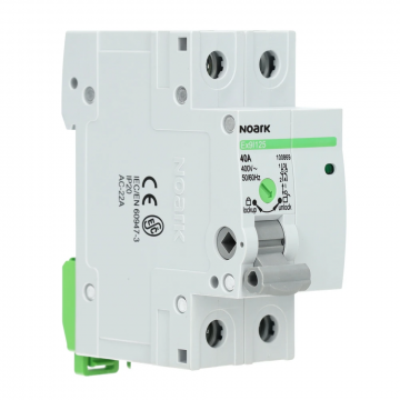 NOARK Electric hoofdschakelaar 2-polig 40A (Ex9I125 2P 40A)