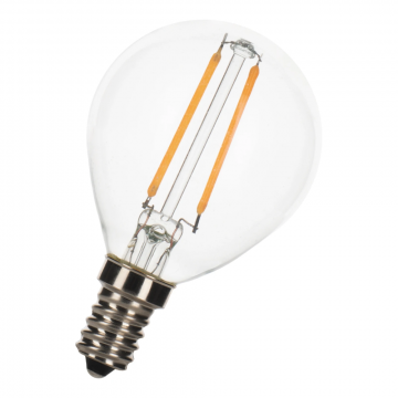 Bailey LED lamp filament kogel E12 2W 180lm extra warm wit 2200K niet dimbaar (142763)