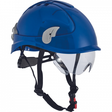 Alpinworker veiligheidshelm geventileerd met instelbare maat 53-66 cm - blauw (0601012240999)