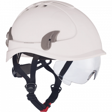 Alpinworker veiligheidshelm geventileerd met instelbare maat 53-66 cm - wit (0601012280999)