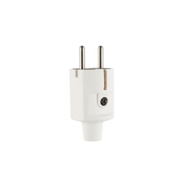 ABL Connectivity SCHUKO stekker PVC IP20 - wit (100000047)