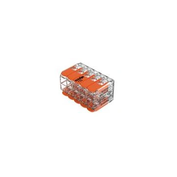 Wago lasklem 10-voudig 4mm2 per 15 stuks (221-420)