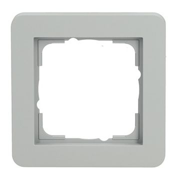 Gira E1 afdekraam 1-voudig - grijs mat (0211154)