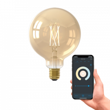 Calex Smart LED lamp filament bol E27 CCT 7W 806lm - dimbaar (5101001600)