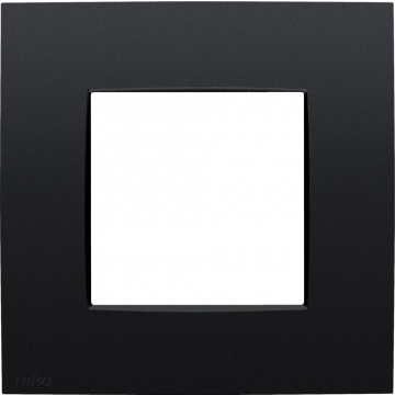 Niko afdekraam 1-voudig - Intense Matt Black (136-76100)