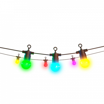 Calex Smart outdoor party lights RGBIC 15 lampen IP44 - 10 meter (5401002800)