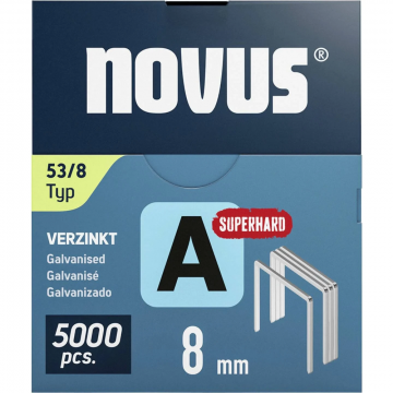 Novus niet met fijne draad A 53x8mm superhard 5000 stuks (042-0762)