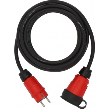 BRENNENSTUHL verlengkabel H07RN-F 3x1.5mm IP44 10 meter - zwart (9161100110)