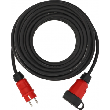 BRENNENSTUHL verlengkabel H07RN-F 3x1.5mm IP44 25 meter - zwart (9161250110)