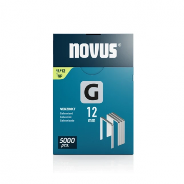 Novus niet met platte draad G 11x12mm 5000 stuks (042-0768)