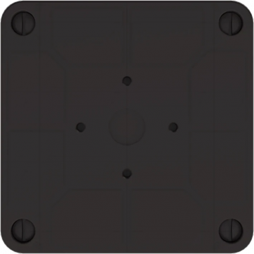ABB Installatiedozen en -kasten deksel blind voor kabeldoos 3640 IP40 zwart (3640/D MB S)