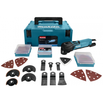 Makita multitool met accessoires 320W 230V in Mbox (TM3010CX2J)
