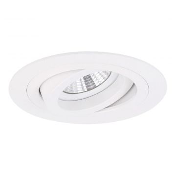 Yphix inbouwspot rond kantelbaar wit GU10 zaagmaat Ø80mm - diameter 92mm (50114422)