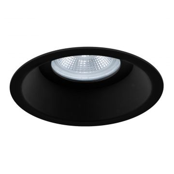 Yphix inbouwspot rond vast zwart GU10 zaagmaat Ø75mm - diameter 85mm (50184411)