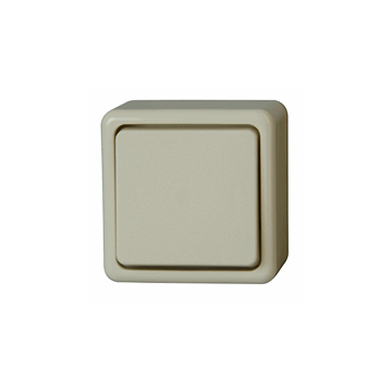 Kopp STANDARD opbouw wisselschakelaar 10A 250V - crème wit (513601004)