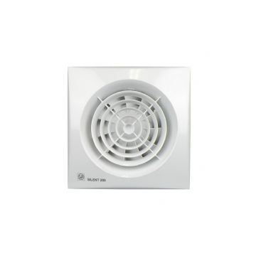 Soler & Palau badkamerventilator voor wand/buisaanbouw 120mm 180 m³/h (SILENT-200 CZ)