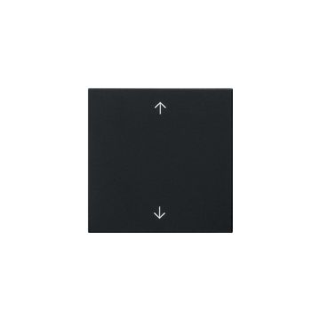 Gira S3000 bedieningsknop met pijltjes - system 55 zwart mat (5361005)