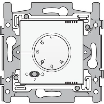 Niko elektronische thermostaat 230V - wit coated (154-88001)