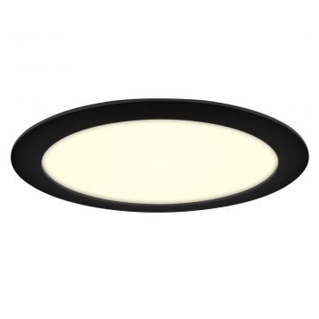 Yphix Premium Line downlighter 15W 1150lm 3000K Ø225mm zaagmaat Ø 240mm IP44 zwart dimbaar (50415315)