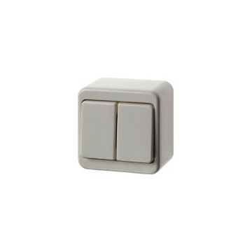Hager Berker opbouw serieschakelaar - crème wit (4011334058113)