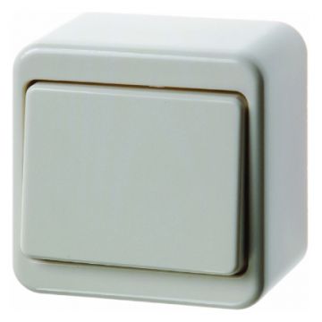 Hager Berker opbouw wisselschakelaar - crème wit (4011334058151)