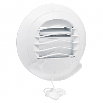 Zehnder STR zelfregelend afvoerventiel 125mm kunststof 45/120m3/h dubbelaanzuigend (2-standen) - zuiver wit (705600150)