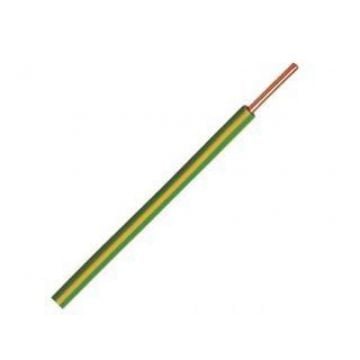 Waskönig+Walter VD draad (H07V-U) 2.5mm2 geel/groen Eca - per rol 100 meter (769346)