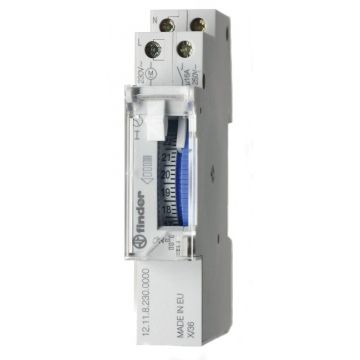 Finder 12.11.8.230.1000 FIN TIJDSCH.KLOK 1M 16A 230VAC