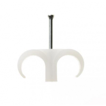 HEKON spijkerclips dubbel 16-19mm - naturel per 100 stuks