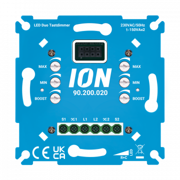 ION industries LED duo tastdimmer 2x0.3-200W (90.200.020)