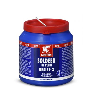1236290 GR Soldeer Resist-2 tin/zilver Ø 2 mm Pot 500 g NL/F